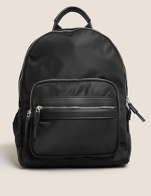 Nylon Zip Backpack