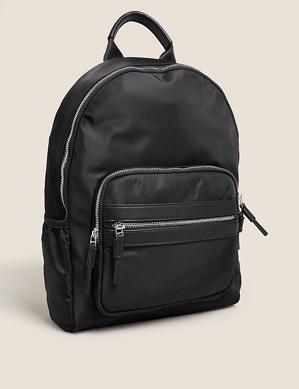 Nylon Zip Backpack