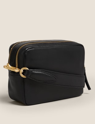 Leather Cross Body Bag, M&S Collection