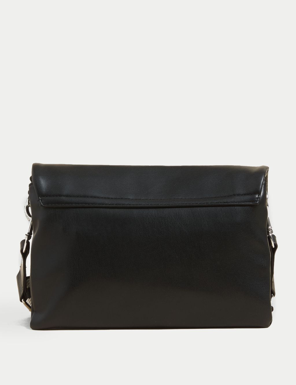 Faux Leather Messenger Cross Body Bag image 5