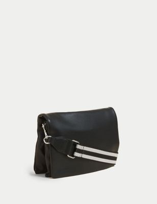 Faux Leather Cross Body Camera Bag, M&S Collection