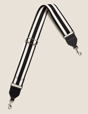 

Womens M&S Collection Abnehmbarer Schultergurt für Tasche - Schwarz/Weiss, Schwarz/Weiss