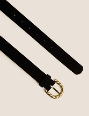 

M&S Collection Cinturón de terciopelo para jeansWomens - Black, Black