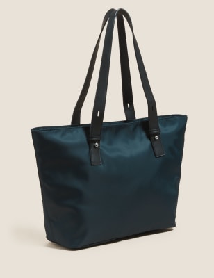 

Womens M&S Collection Nylon Tote Bag - Navy, Navy