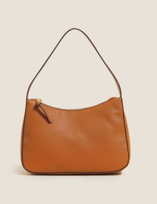 Faux Leather Shoulder Bag