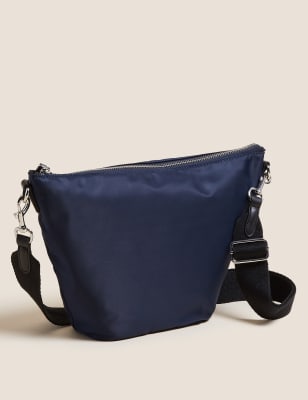 

Womens M&S Collection Nylon Sling Cross Body Bag - Navy, Navy