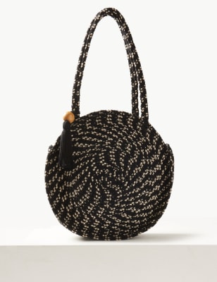 Fabric Circle Tote Bag | M&S Collection | M&S
