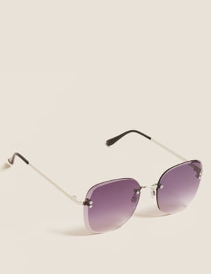 

Womens M&S Collection Randlose Sonnenbrille - Blau, Blau
