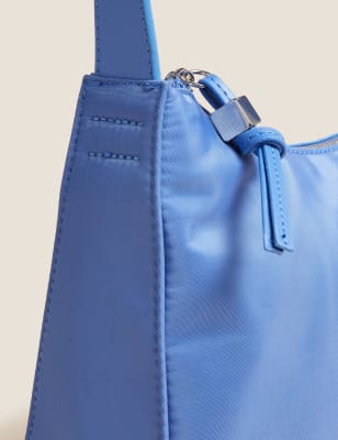 

Womens M&S Collection Nylon Shoulder Bag - Fresh Blue, Fresh Blue