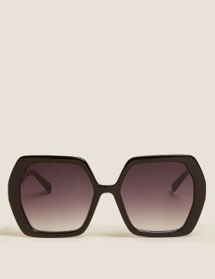 

M&S Collection Gafas de sol angulares maxiWomens - Negro, Negro