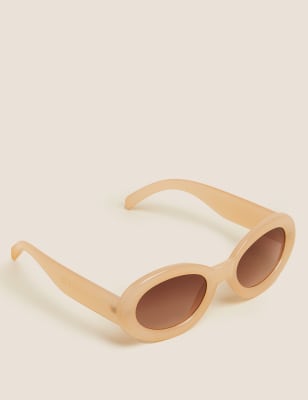 

Womens M&S Collection Extended Oval Sunglasses - Sand, Sand