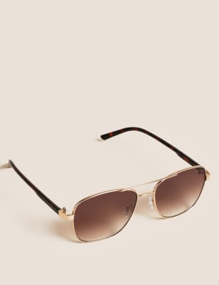 Angular aviator outlet sunglasses