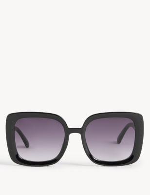 

M&S Collection Gafas de sol angulares maxiWomens - Negro, Negro
