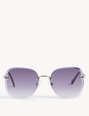 Rimless Square Sunglasses - SG