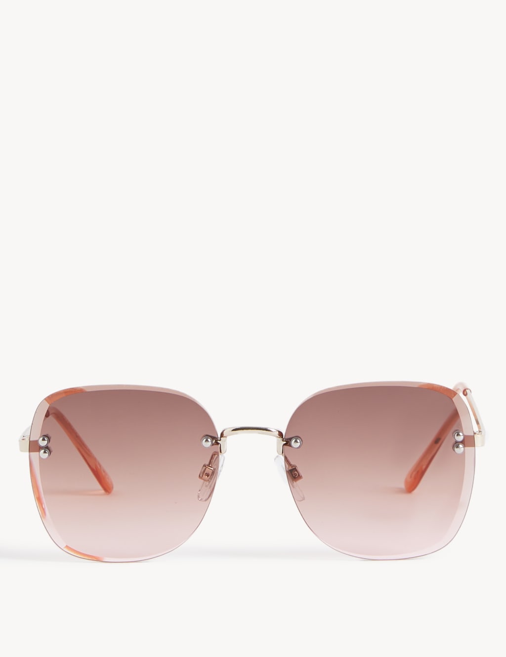 Rimless Square Sunglasses image 1