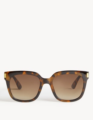 

M&S Collection Gafas de sol chic biseladasWomens - Mezcla De Tonos Marrones, Mezcla De Tonos Marrones