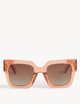 

M&S Collection Gafas de sol con diseño de ojos de gato de acetatoWomens - Naranja, Naranja
