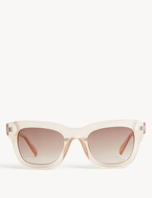 

Womens M&S Collection Quadratische schicke Sonnenbrille - Sand, Sand