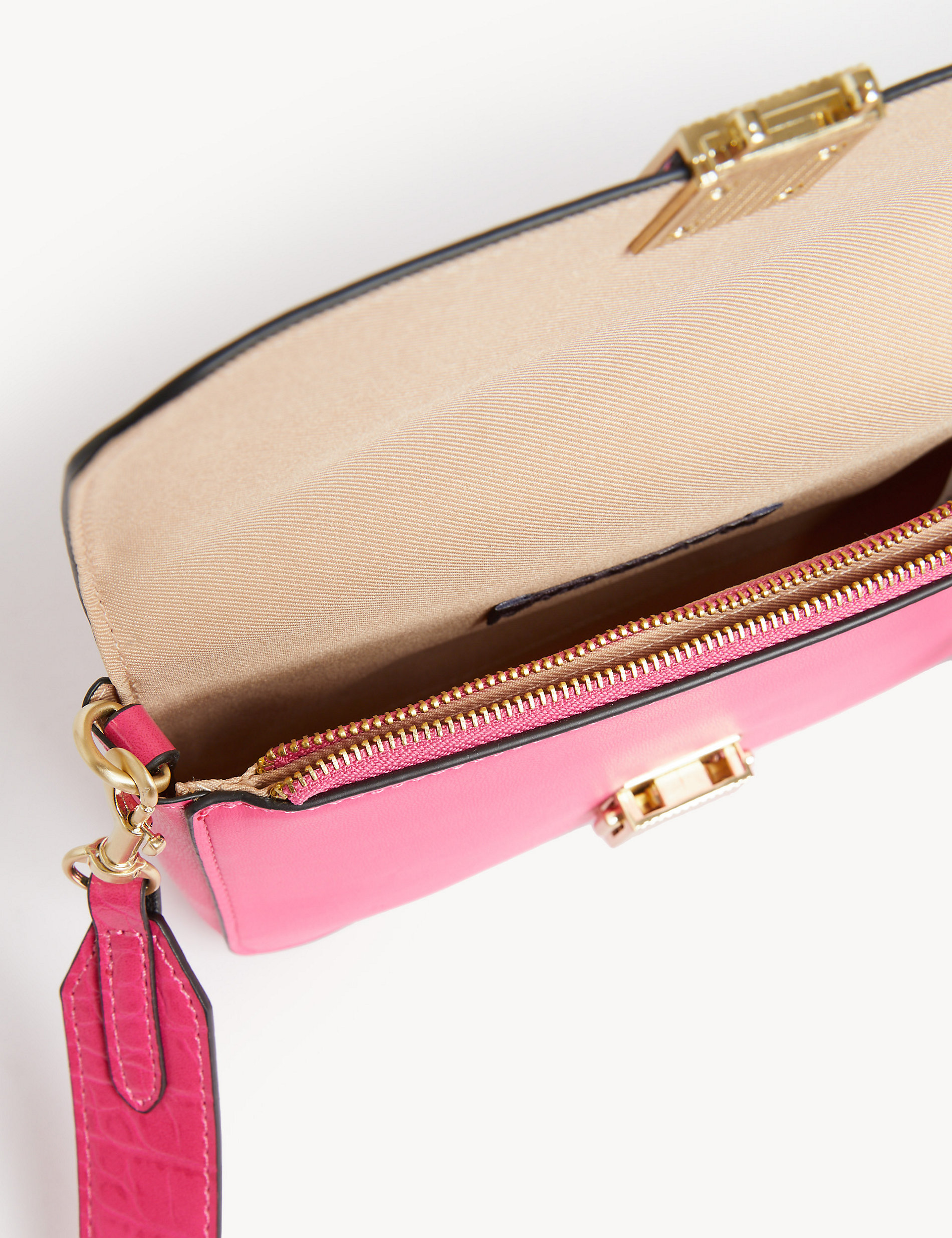 Dames Tassen voor voor Crossbody en handtassen voor Dolce & Gabbana Leer Leren Crossbodytas in het Roze 