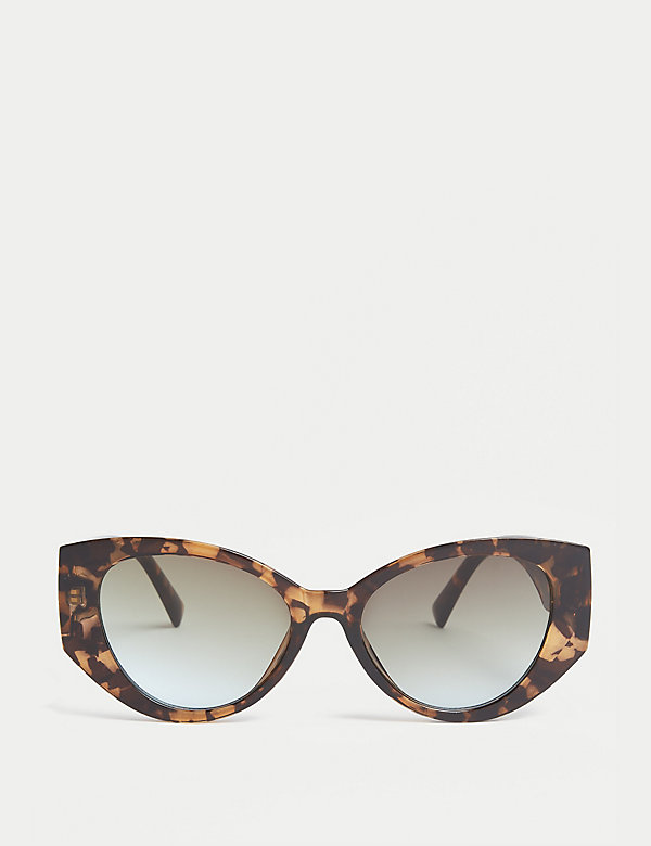 نظارة شمسية بتصميم عيون القط البيضاوي - OM