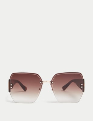 Rimless Aviator Sunglasses - DK