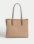 Faux Leather Tote Bag