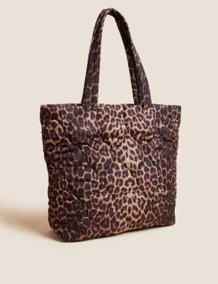 

Womens M&S Collection Water Resistant Quilted Tote Bag - Brown Mix, Brown Mix