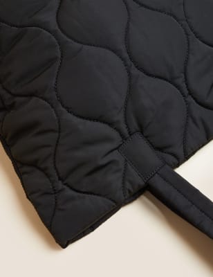 

Womens M&S Collection Wasserabweisende, gesteppte Tragetasche - Black, Black