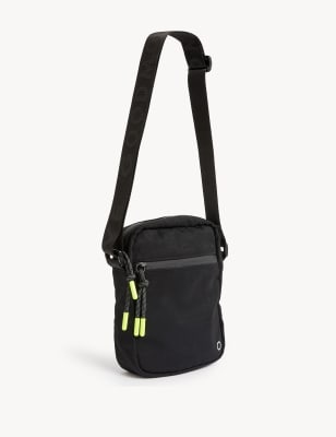 Goodmove Womens Cross Body Bag - Black, Black,Khaki