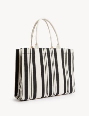 Fabric Circle Tote Bag, M&S Collection