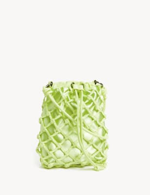 Drawstring crossbody bag sale