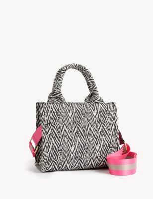 

M&S Collection Bolso con asa miniWomens - Mezcla De Tonos Negros, Mezcla De Tonos Negros