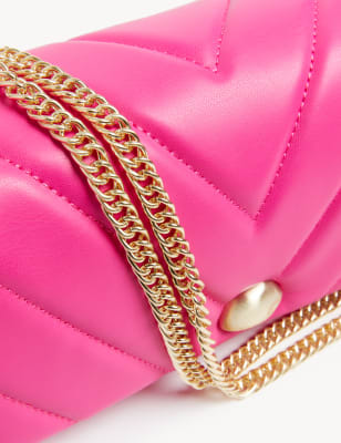 Quilted Chain Strap Shoulder Bag