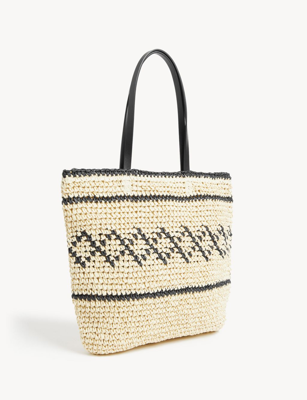 Straw Woven Tote Bag image 4