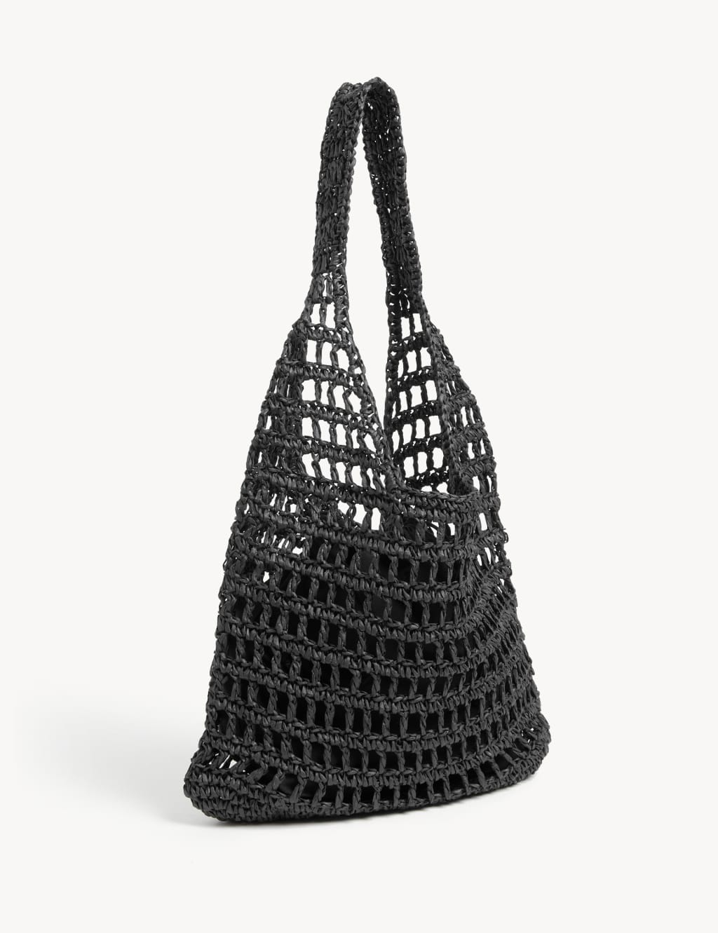 Straw Drawstring Tote Bag image 3