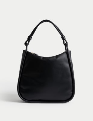 Black Leather Shoulder Bag