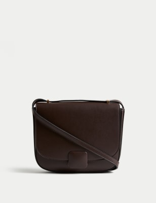 Leather Cross Body Bag, M&S Collection