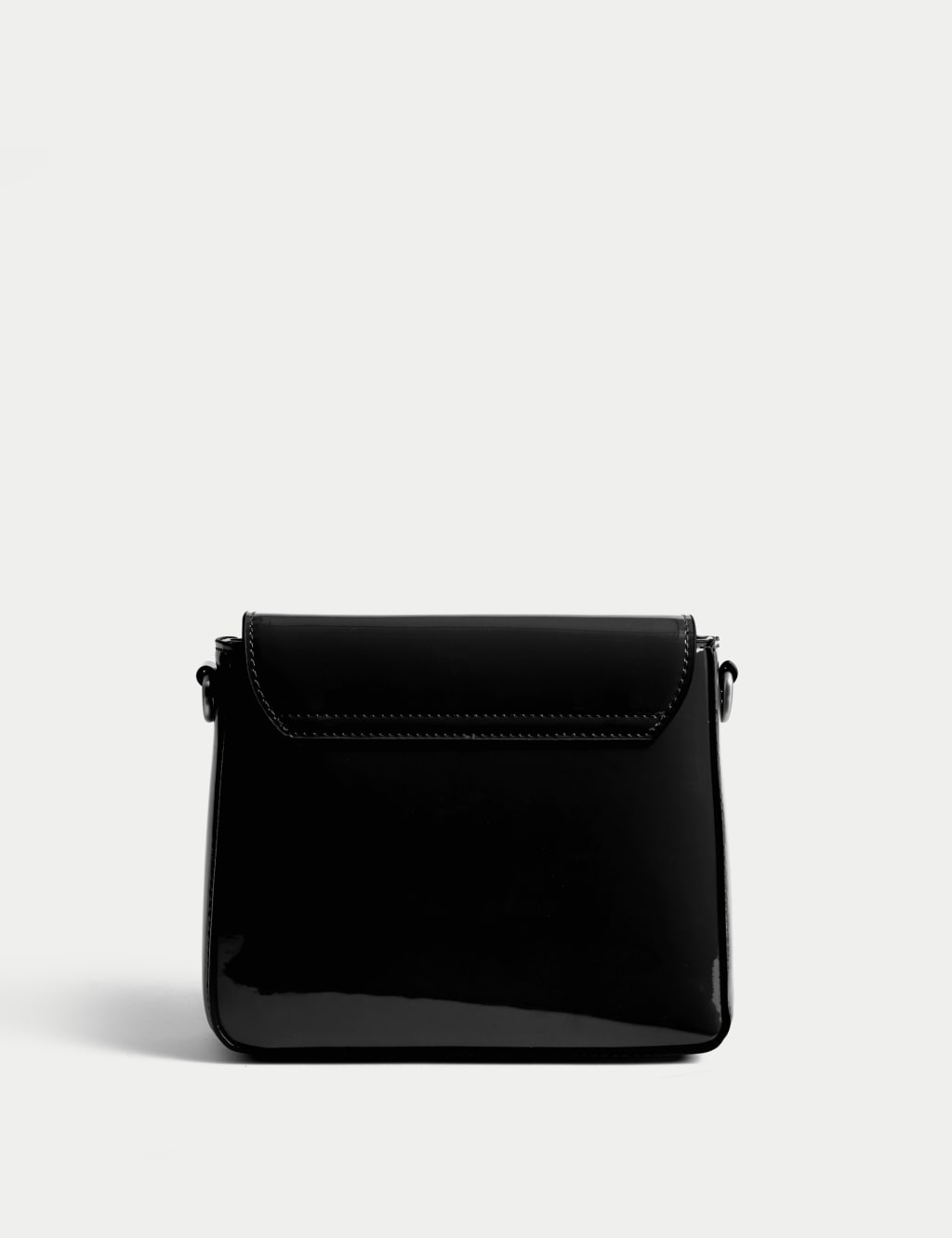 Patent Finish Chain Strap Cross Body Bag image 3