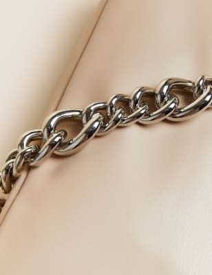 

Womens M&S Collection Chain Strap Clutch Bag - Porcelain, Porcelain