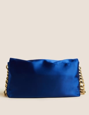 

Womens M&S Collection Chain Strap Clutch Bag - Sapphire, Sapphire