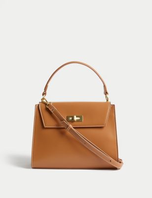 Faux Leather Cross Body Camera Bag, M&S Collection