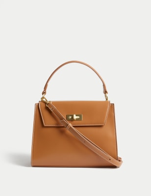 Leather Cross Body Bag, M&S Collection