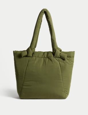 Padded store tote bag