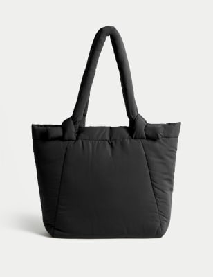 

Womens M&S Collection Water Resistant Padded Tote Shopper - Black, Black