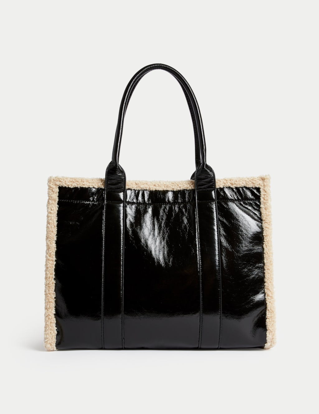 Patent Finish Tote Bag image 1