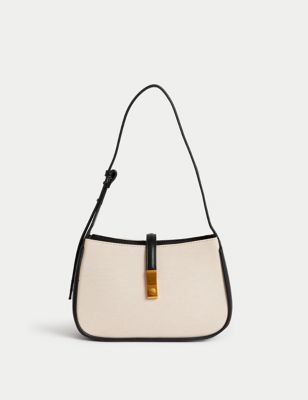 Lock Detail Shoulder Bag | M&S Collection | M&S