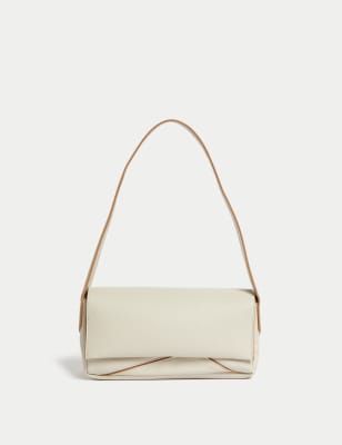 Faux Leather Shoulder Bag