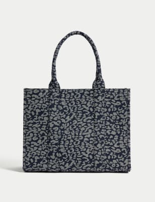 Structured canvas tote sale