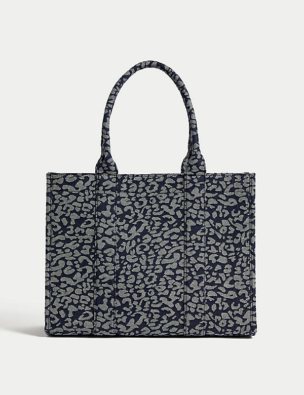 Canvas Structured Tote Bag - BN