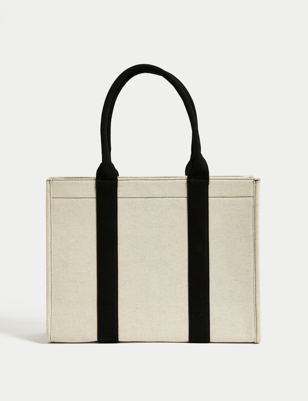 Canvas Structured Tote Bag image 3